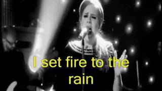 ADELE  Set Fire To The Rain HD Video Lyrics Legendado em Inglês [upl. by Savior]