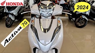 Honda Activa 7G 2024 Model Launched in india  PriceFeatures  Activa new 2024 Model [upl. by Bodwell]