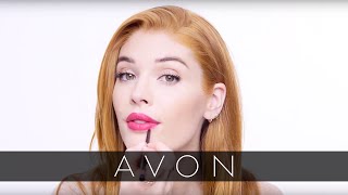 How to Apply Perfectly Matte Lipstick  Avon [upl. by Boatwright93]