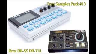 Free Drum Samples Pack Vol 13 Boss Dr55 Dr110 [upl. by Anera386]