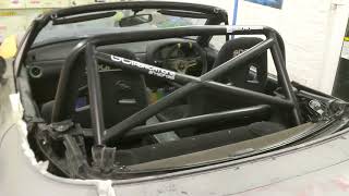 Tips for installing Mazda MX5 GC Fabrications GCR Roll bar [upl. by Ocisnarf]