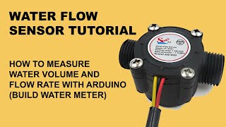 How to Use Water Flow Sensor Make Water Meter with Arduino or ESP8266 [upl. by Bolan695]