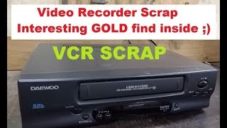 Video Recorder scrap  Interesting GOLD find [upl. by Hanni]