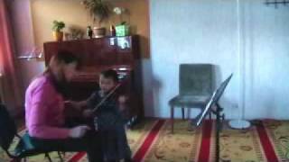 Violin lesson in Gnesin special musical school Moscow Russia [upl. by Krissie]