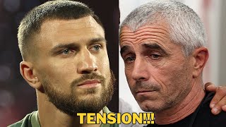 Lomachenko gets ANNOYED with Papachenko in training [upl. by Noremak659]