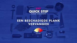 Een beschadigde laminaatplank vervangen  QuickSteptutorial [upl. by Bannerman753]