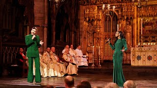 Adam Lambert amp Beverley Knight  quotThe Christmas Songquot Live at Westminster Abbey [upl. by Gnuj]