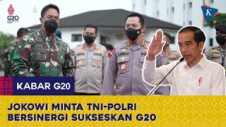 Jokowi Minta TNIPOLRI Bersinergi Sukseskan Agenda G20 [upl. by Behah]