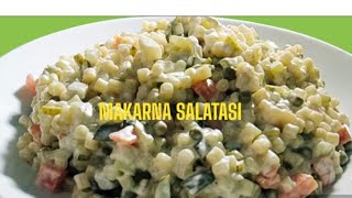 MAKARNA SALATASI TARİFİ Özgün Şef yemek tarifleri [upl. by Rimma]