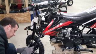 70cc Dirt Bike Assembly Video How To Easily Assemble [upl. by Nhoj]