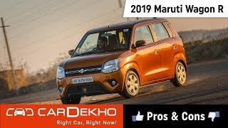 Maruti Wagon R 2019  Pros Cons and Should You Buy One Cardekhocom [upl. by Ymmij]