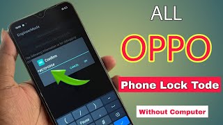 2023 Method oppo ka lock kaise tode oppo mobile ka lock kaise tode oppo ka password kaise tode [upl. by Hajin]