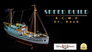 HOW I hand MADE a Canada iconic ship model Billing Boats RCMP StRoch 172 [upl. by Ecnerwaled]