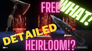 Apex Legends Heirloom Glitch  New glitch all Heirlooms explained [upl. by Calder68]