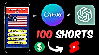 How I Made 100 Monetizable Quiz Shorts in 10 Minutes Using AI Automation [upl. by Trudey104]