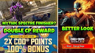 Mythic Spectre Update  Mythic Ghost Better Look amp Double CP Rewards CODM  Season 6 COD Mobile [upl. by Georgianna]