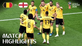 Belgium v England  2018 FIFA World Cup  Match Highlights [upl. by Rosie]