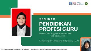 Seminar PPG Prajabatan Gelombang 1 Tahun 2024  Univet Sukoharjo [upl. by Naujd]