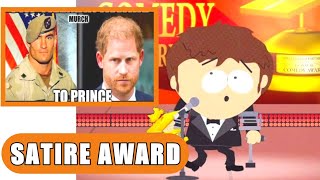 New South Park Episodes PUT AN END To Harrys Pat Tillman Award Called Prince Who Buys Awards [upl. by Nollek]