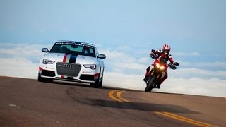 Audi amp Ducati ComeTogether Pikes Peak [upl. by Salbu]