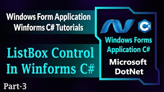 03  ListBox Control In Winforms C  ListBox In Windows Forms Application Csharp HindiUrdu [upl. by Sialac254]