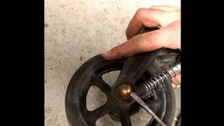 How to Replace the Ball Bearings  Swivel Shaft on Bugaboo Cameleon Front Swivel Wheel [upl. by Acsecnarf702]