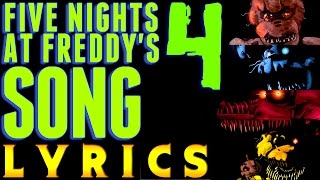 FIVE NIGHTS AT FREDDYS 4 SONG quotBringing Us Homequot Lyric Video FNAF 4 [upl. by Ardath721]