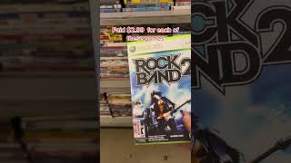 Rock Band Games Find at Goodwill shorts gaming [upl. by Frech460]