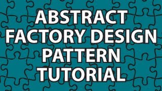 Abstract Factory Design Pattern [upl. by Bergh]