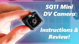 SQ11 Mini DV Camera Setup Review Instructions and Sample Footage [upl. by Gaut143]