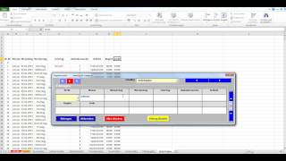 Datenbanken in Excel aus flexibler Eingabemaske mit Datentypen  Zuweisung erstellen Schichtplan [upl. by Oinota]