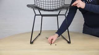 How to Assemble your Bertoia Inspired Replica Dining Chair from La Maison Chic [upl. by Sirdi]