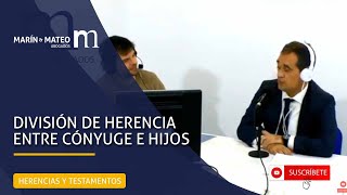 División de herencia entre cónyuge e hijos [upl. by Elyc]