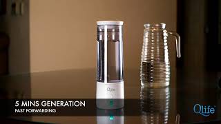 Qlife QCup Hydrogen Enriched Water Generator H2 Test [upl. by O'Connor]