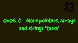 0x06 C More pointers arrays and strings alx tasks [upl. by Morell484]