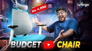 Best Budget chair for YouTubers ￼😍 [upl. by Aiyram978]