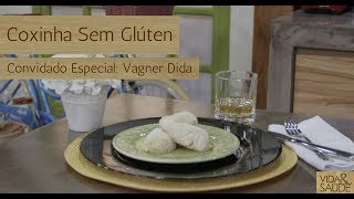 Coxinha sem glúten  Vagner Dida 151117 [upl. by Naletak103]