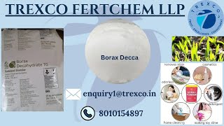 Borax Decahydrate  Detail Description Uses Agriculture Medical Borax Deca as cleaning agent [upl. by Yrgoerg195]