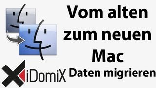 Vom alten zum neuen Mac Daten migrieren Benutzer kopieren Migrationsassistent [upl. by Ingamar]