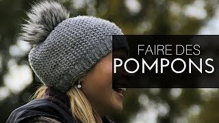 Comment faire des POMPONS faciles [upl. by Nwahsyd]