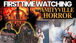 FIRST TIME WATCHING The Amityville Horror 1979 COUPLES REACTION [upl. by Nodnil412]