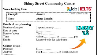 Sidney Street Community Centre Ielts Listening  2022 Edition  Ielts Listening Actual Test ✅ [upl. by Cochran]