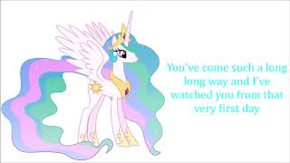 My Little Pony  Celestias Ballad Lyrics [upl. by Ahcorb382]