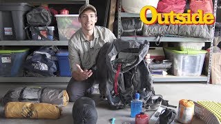 The 7 Things You Need to Start Backpacking  Outside [upl. by Dnomaj]