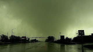 Monster Tornado Slams Portage Michigan With Large Debris Falling [upl. by Alesandrini]