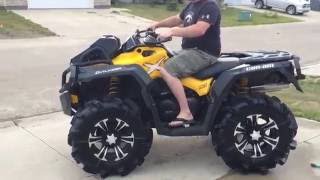 2015 can am 800 xmr with RJWC slip on [upl. by Rad]