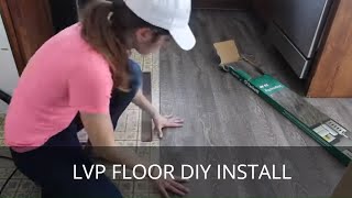 Waterproof Vinyl Plank LVP Flooring Installation [upl. by Ramed]