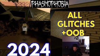 All Glitches  Out of map tricks  Phasmophobia  2024 [upl. by Enelkcaj]