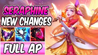 NEW MASSIVE SERAPHINE CHANGES  FULL AP SERAPHINE  New Build amp Runes  League of Legends [upl. by Lleda795]