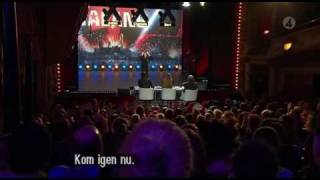 Ozzy Osbourne Imitation on Swedish talent show Talang 2009 [upl. by Corabelle724]